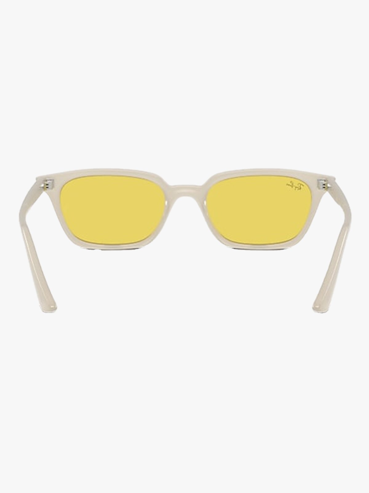 Ray-Ban 0RB4456 Frame: Polished Cloudy Warm White / Lenses: Yellow Mirror Flash Gold