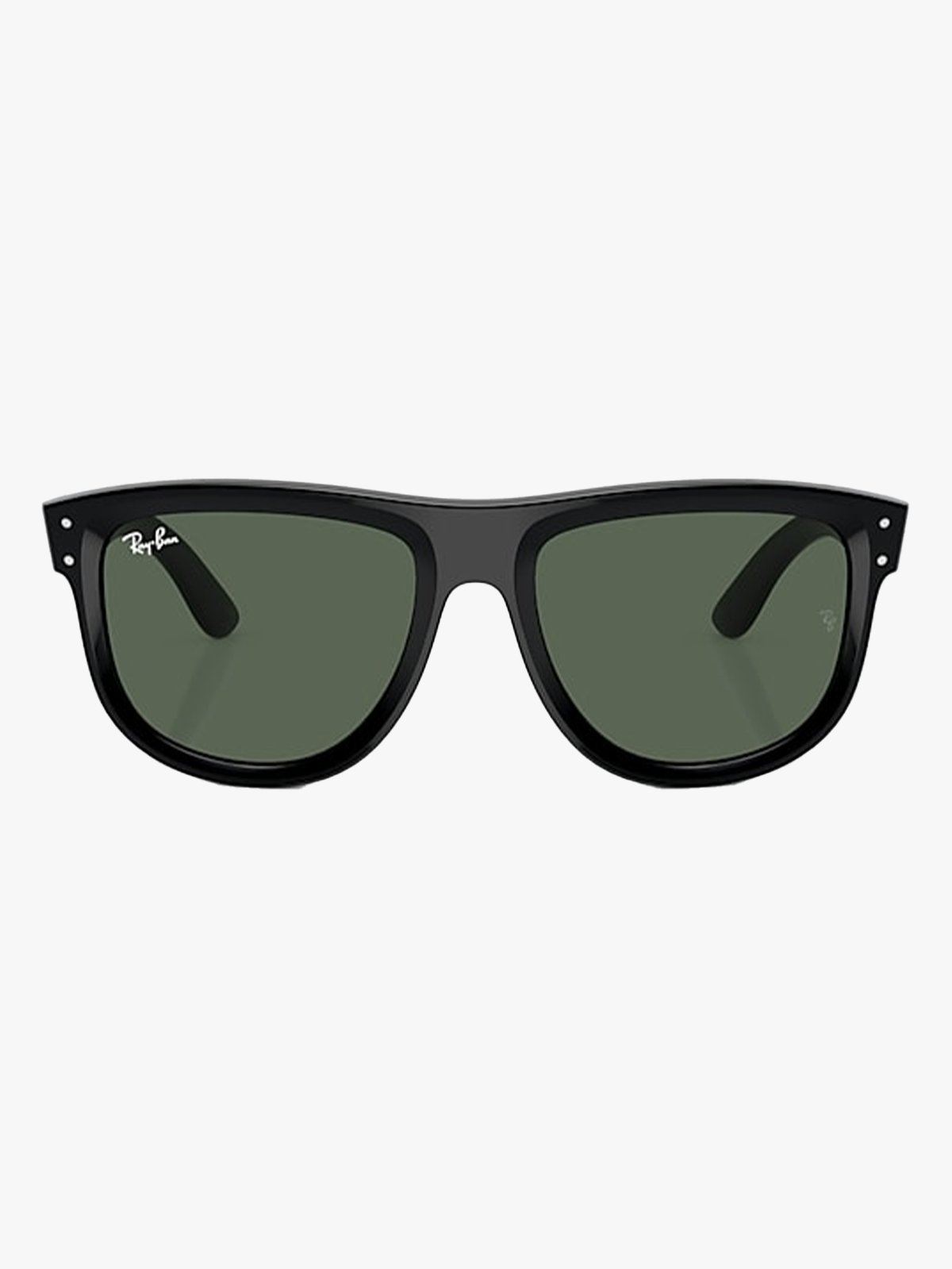 Ray-Ban Boyfriend Reverse Frame: Polished Black / Lenses: Green