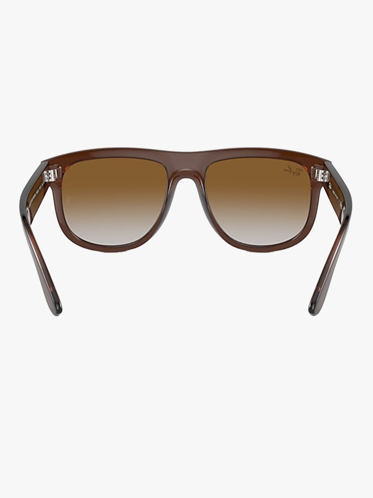 Ray-Ban Boyfriend Reverse Frame: Polished Transparent Brown / Lenses: Brown
