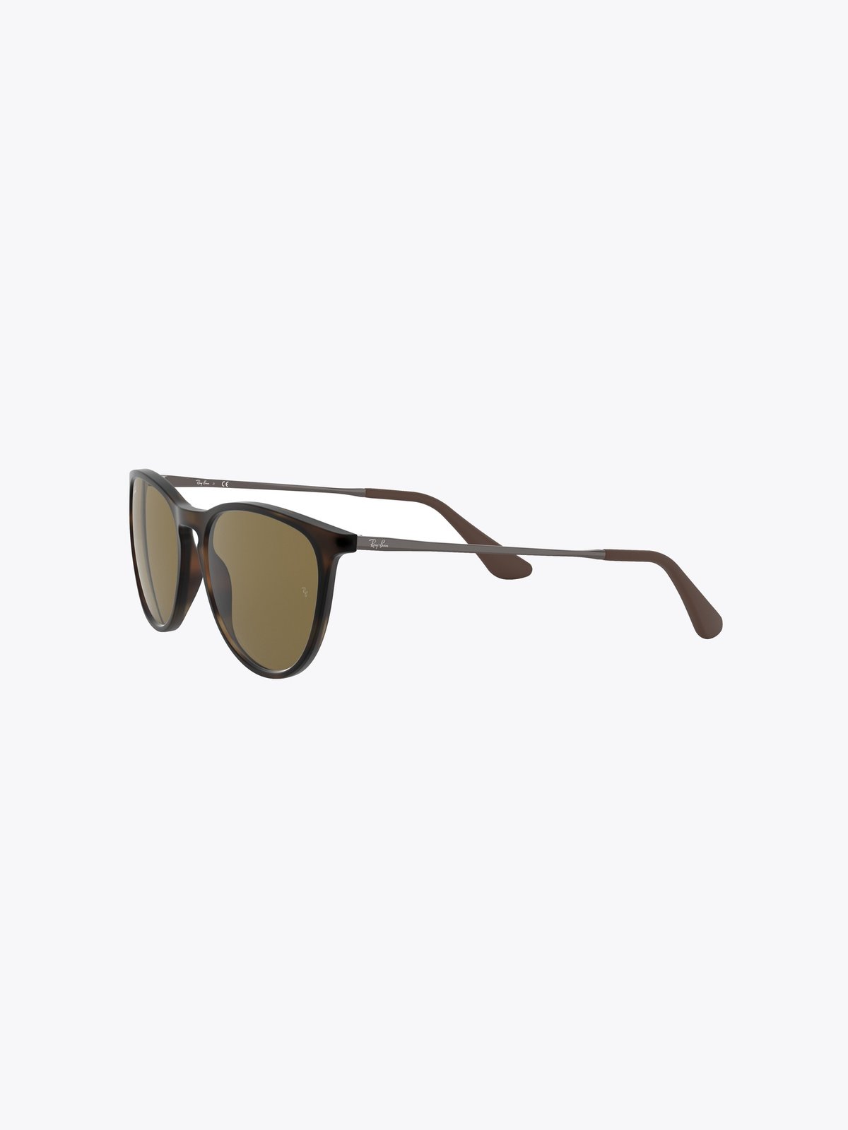 Ray-Ban Erika Jr Ramme: Matte Havana / Linser: Brown