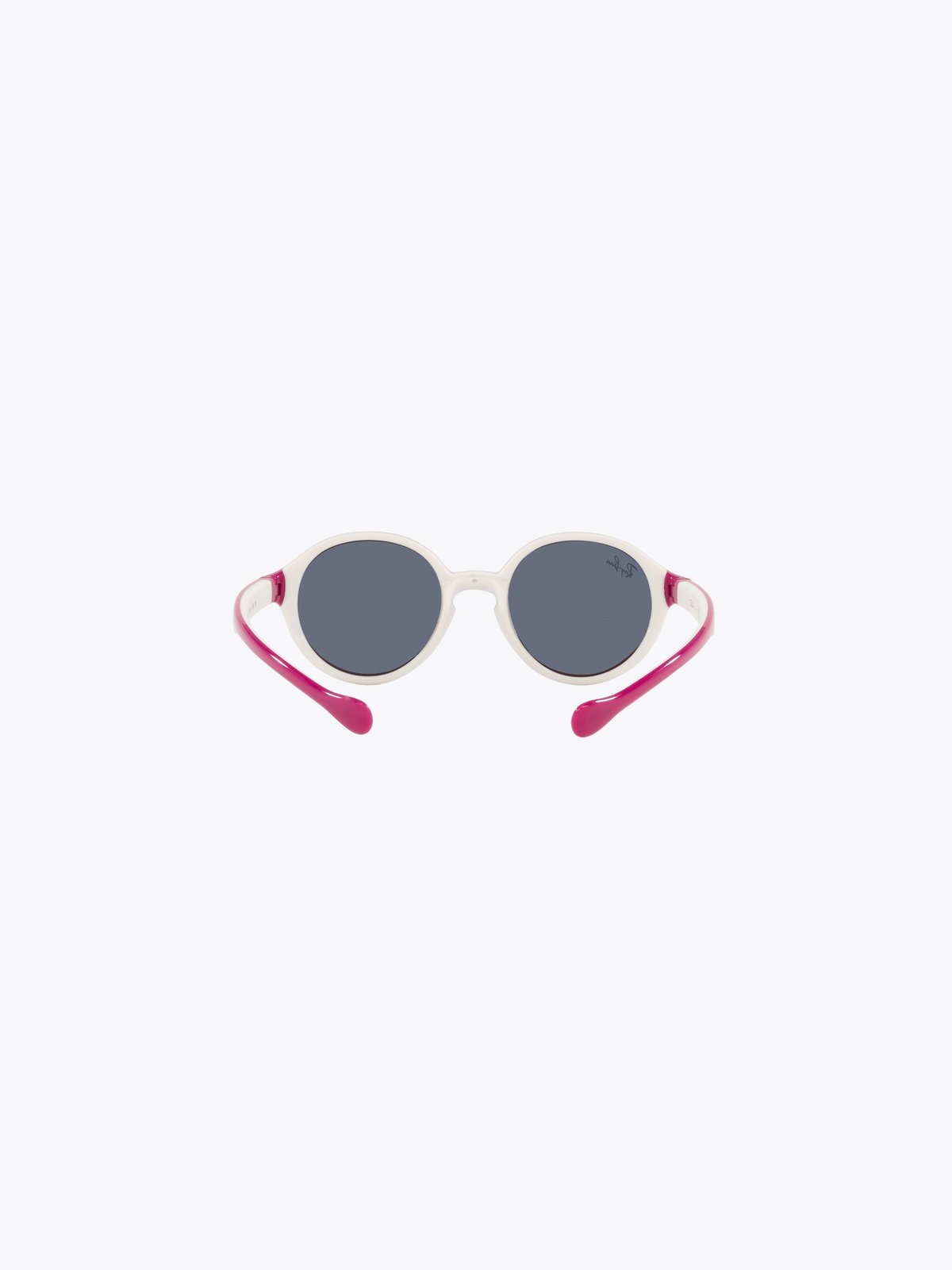 Ray-Ban 0RJ9075S Jr Ramme: Polished Fuxia on Cream / Linser: Dark Grey