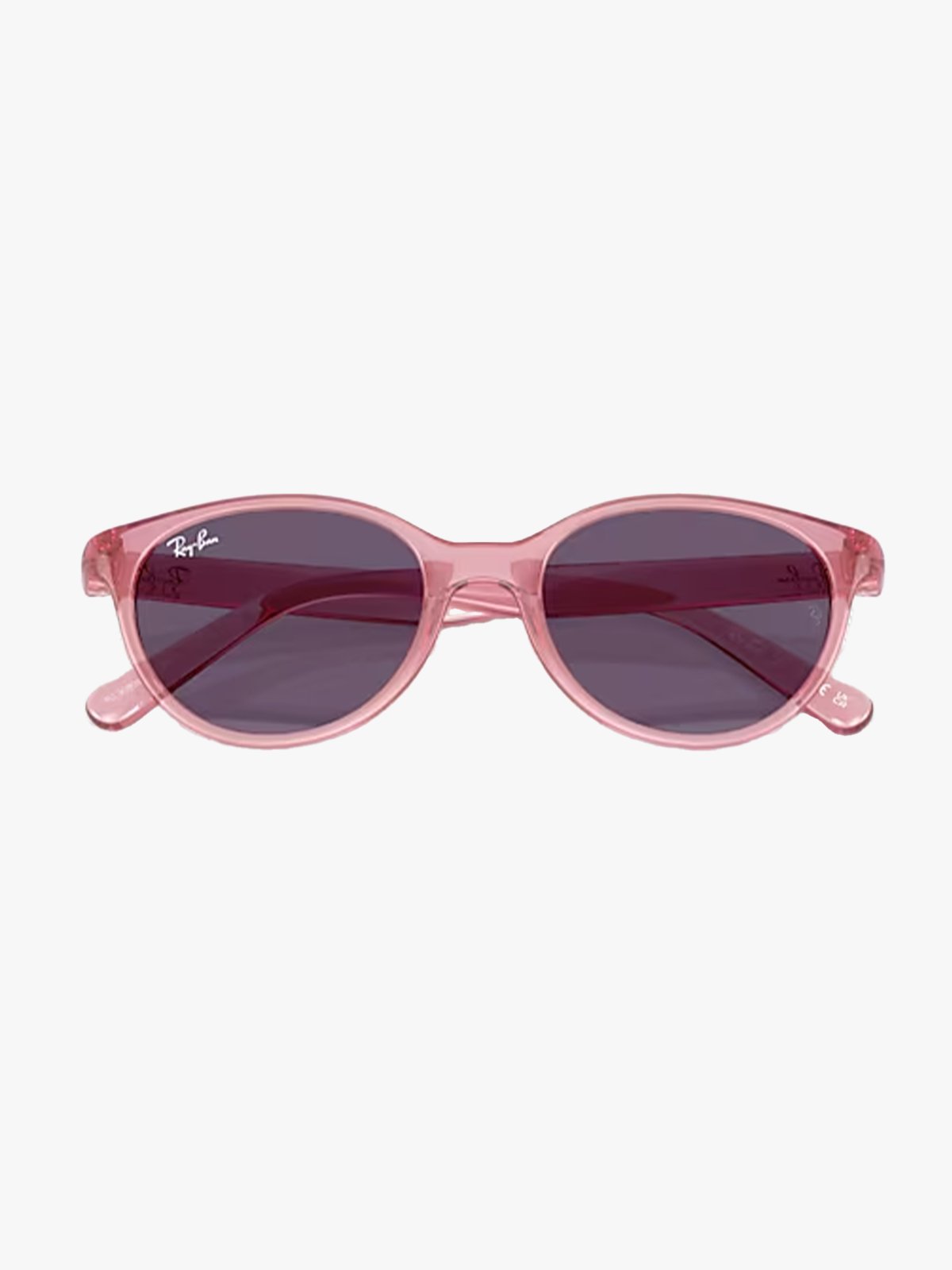 Ray-Ban 0RJ9080S Jr Ramme: Polished Transparent Pink / Linser: Violet
