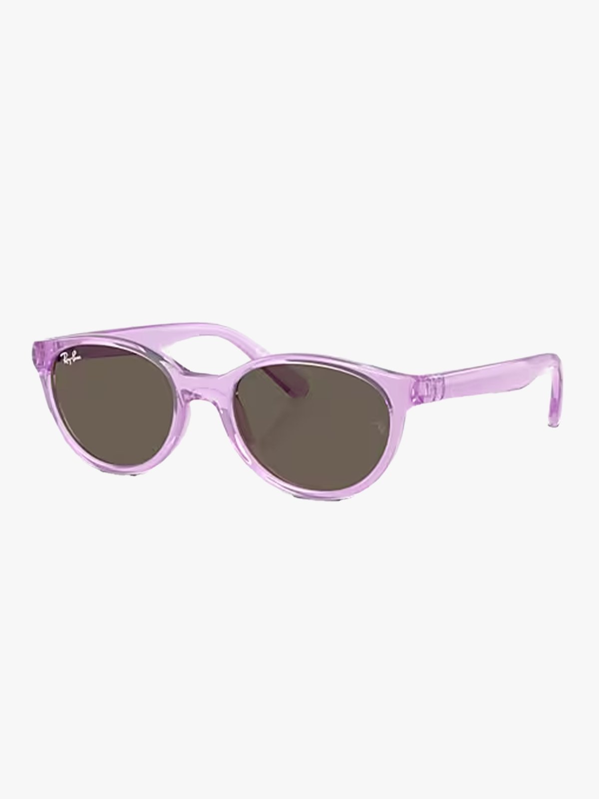 Ray-Ban 0RJ9080S Jr Ramme: Polished Transparent Violet / Linser: Brown
