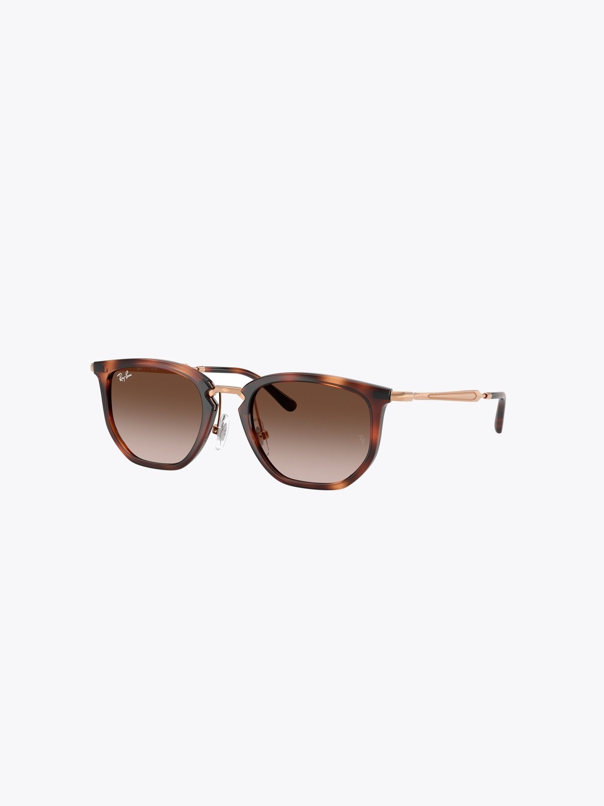Ray-Ban 0RJ9085S Jr Ramme: Polished Striped Havana / Linser: Light Brown Gradient Dark Brown