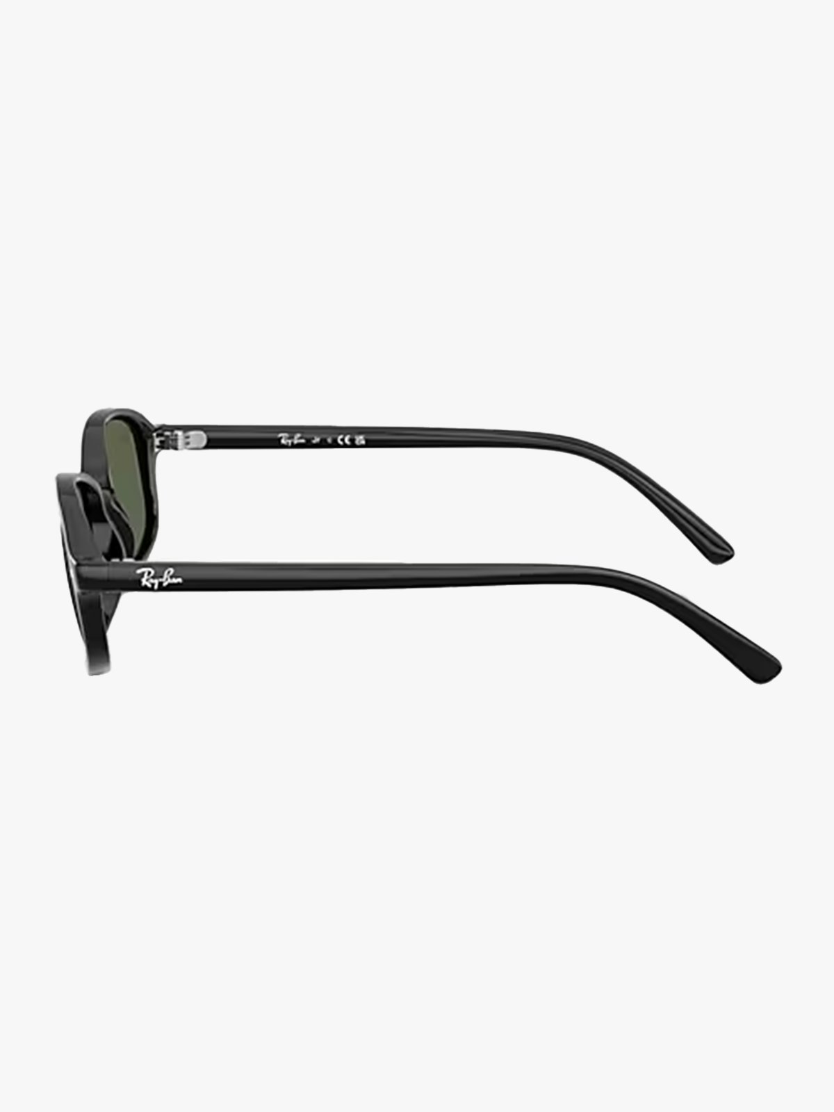 Ray-Ban 0RJ9132S Jr Ramme: Polished Black / Linser: Dark Green