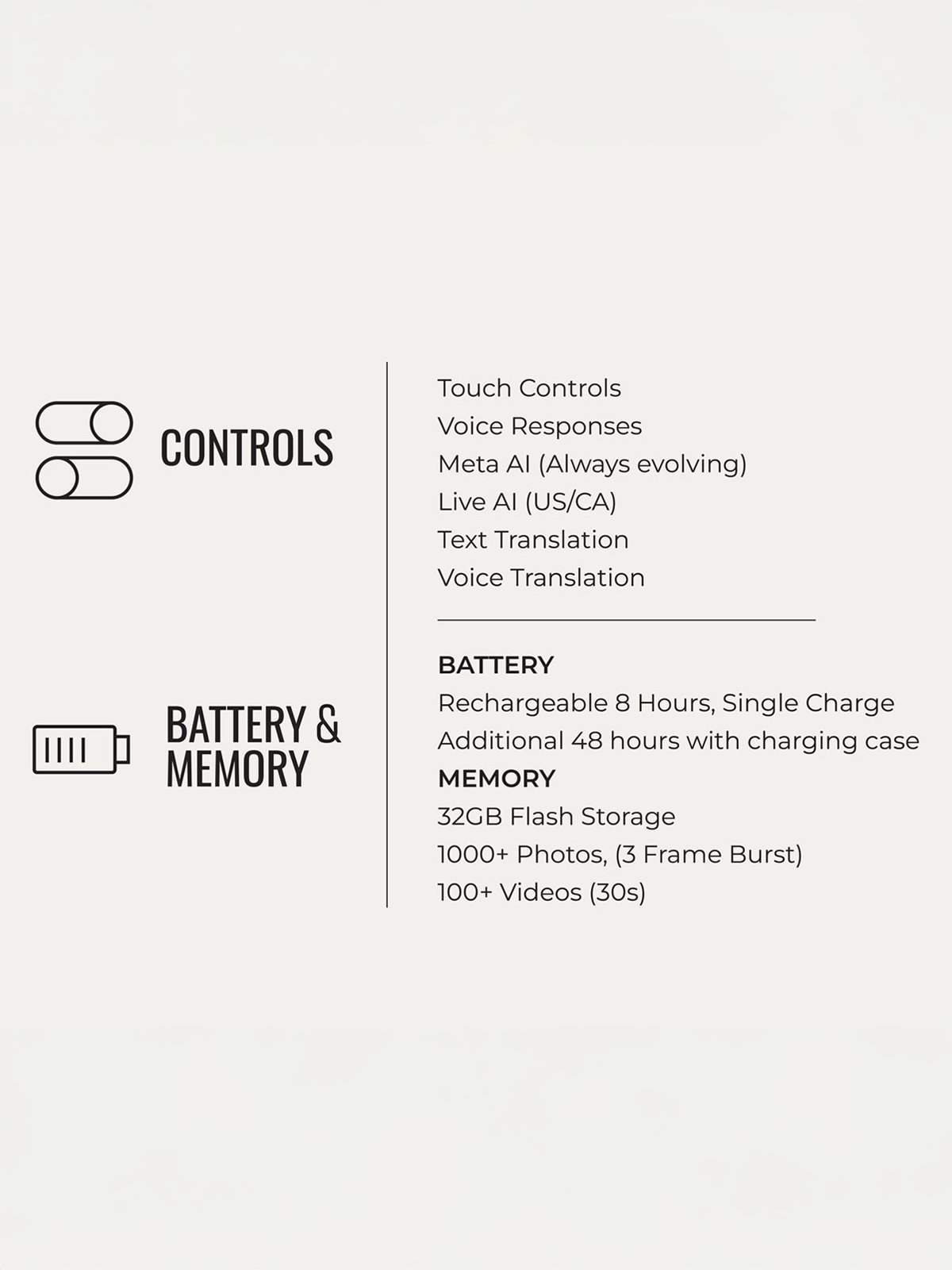 Ray-Ban META Wayfarer Frame: Shiny Black / Lenses: Clear / Graphite Green Transitions