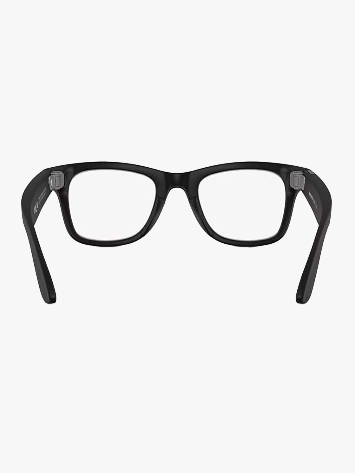 Ray-Ban META Wayfarer Frame: Matte Black. Lenses: Clear / Grey Transitions