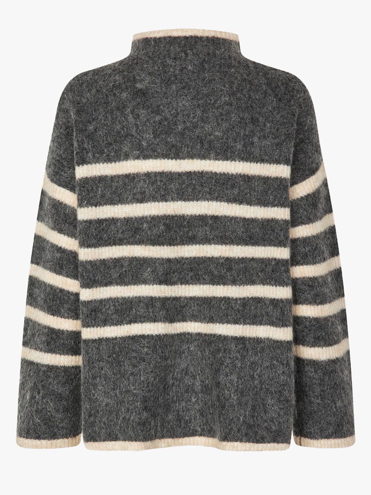 Second Female Ovalis Knit T-Neck Volcanic Ash