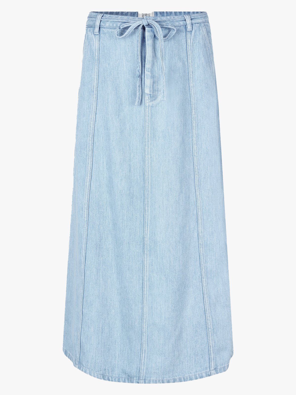 Second Female Irvin Denim Skirt Light Blue Denim