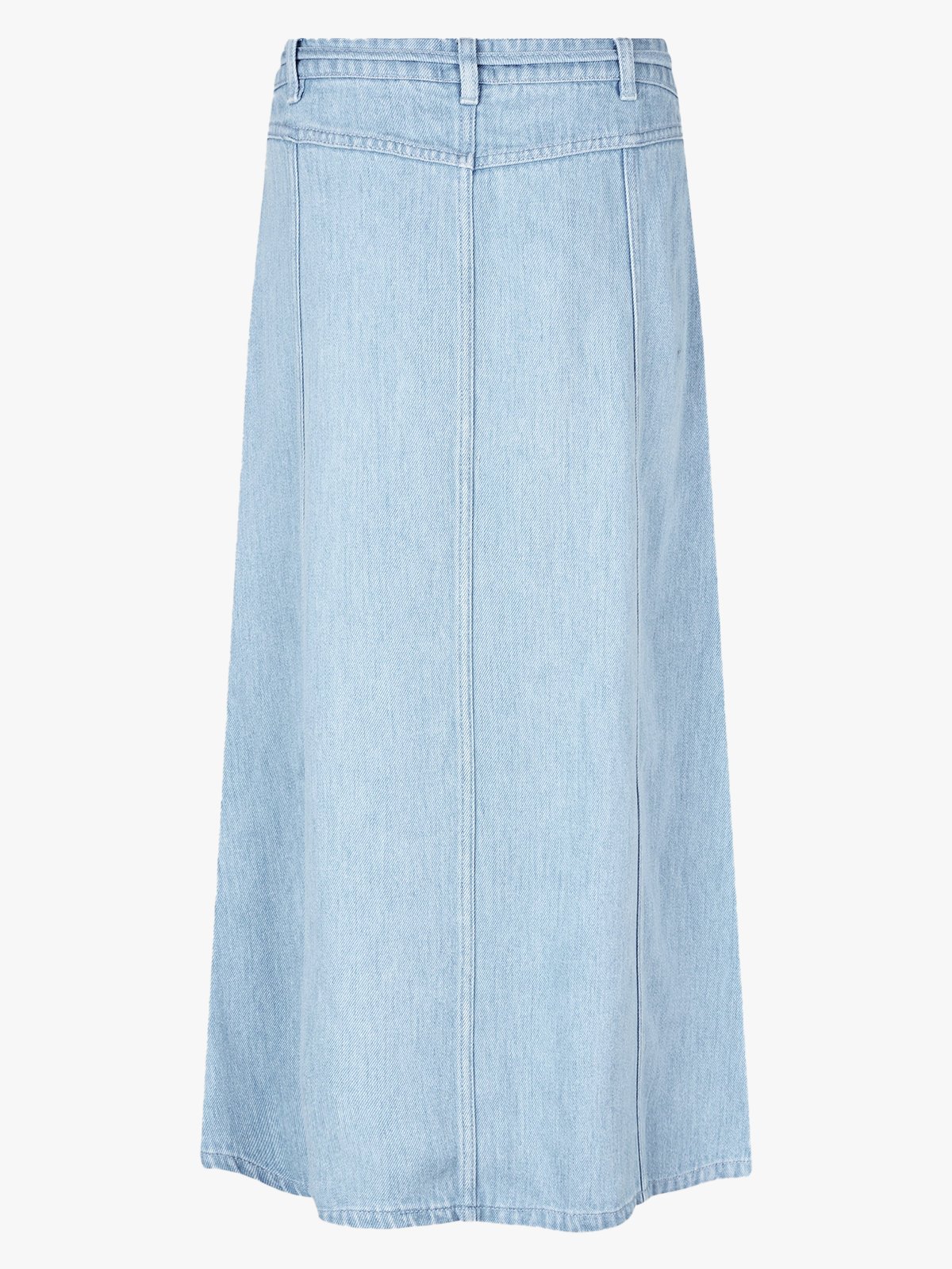 Second Female Irvin Denim Skirt Light Blue Denim