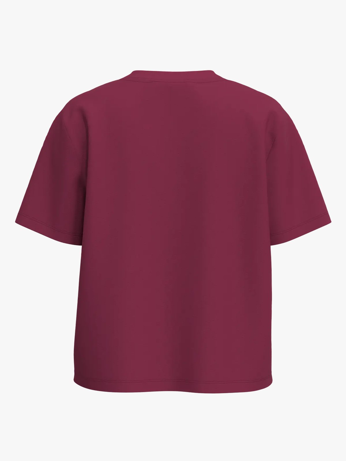 Selected Femme Essential Short Sleeve Boxy Tee Anemone