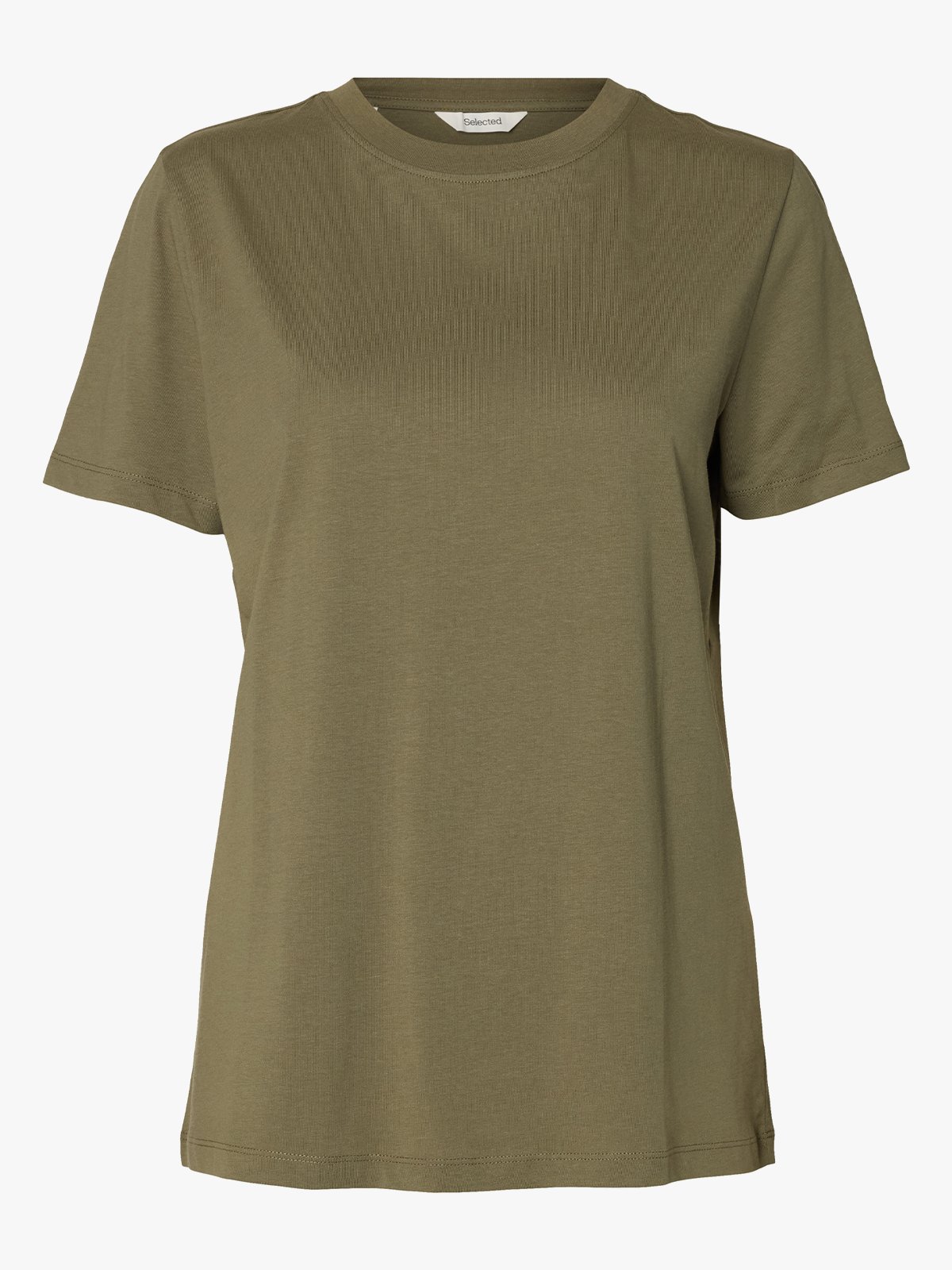 Selected Femme My Essential Short Sleeve O-Neck Tee Kalamata