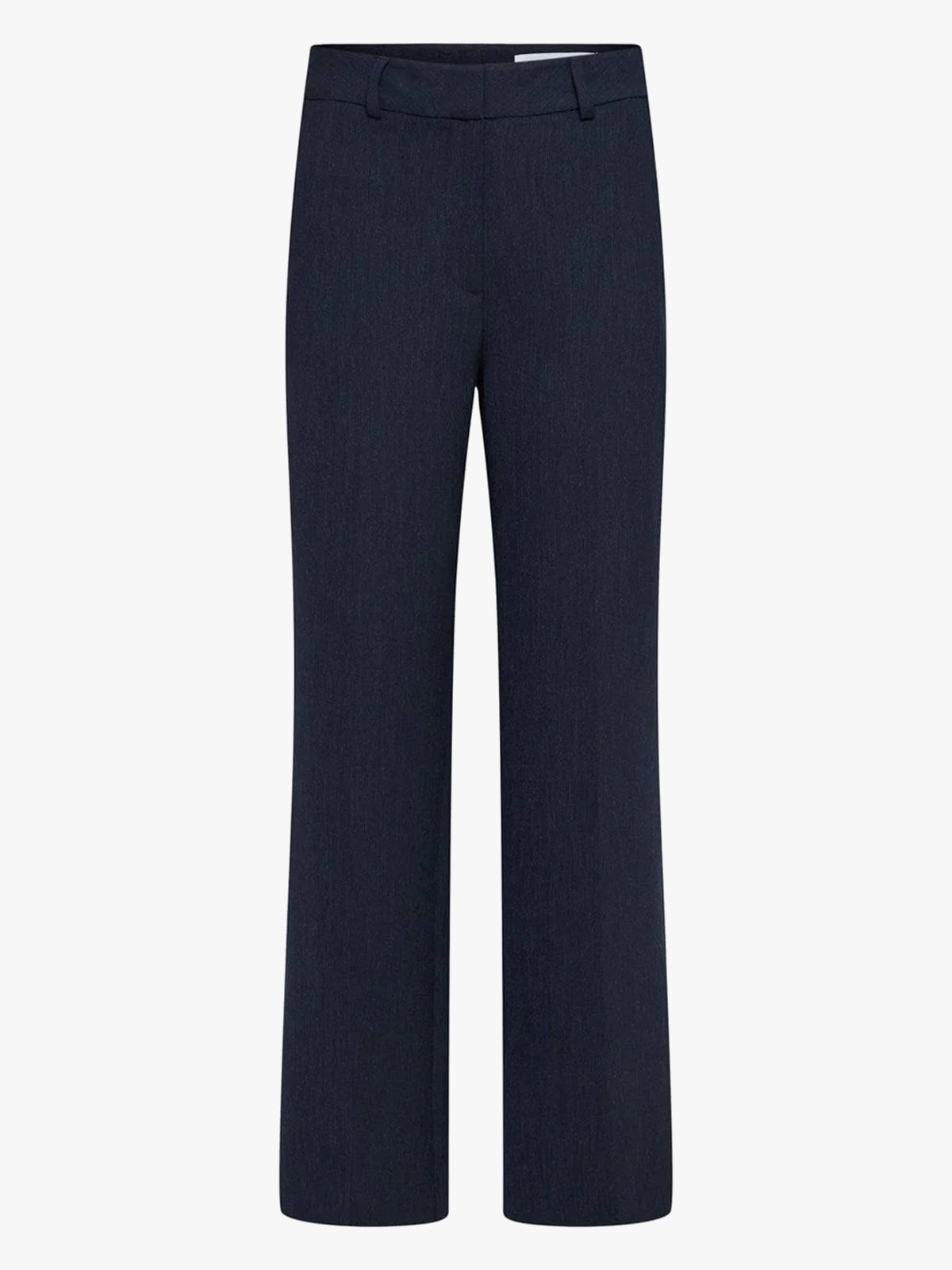 Selected Femme Rita Mid Waist Wide Pant Dark Sapphire Melange
