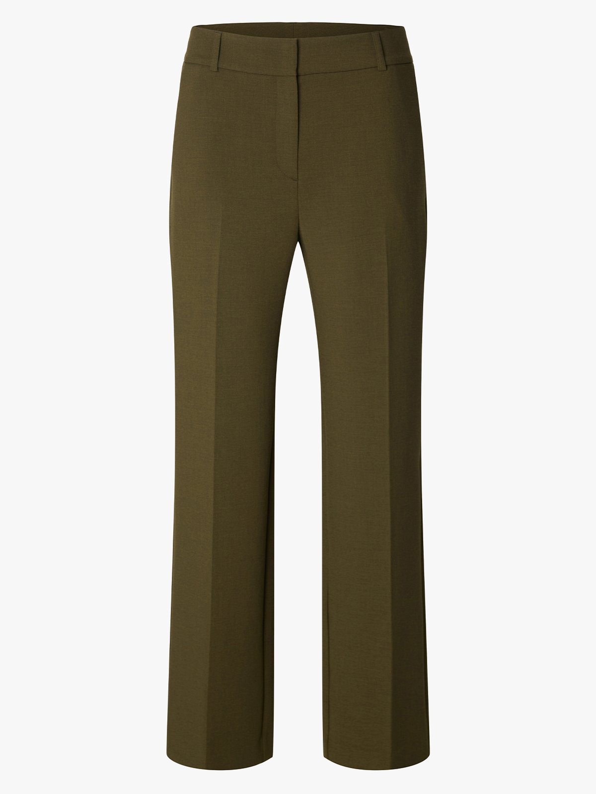 Selected Femme Rita Mid Waist Wide Pant Fir Green