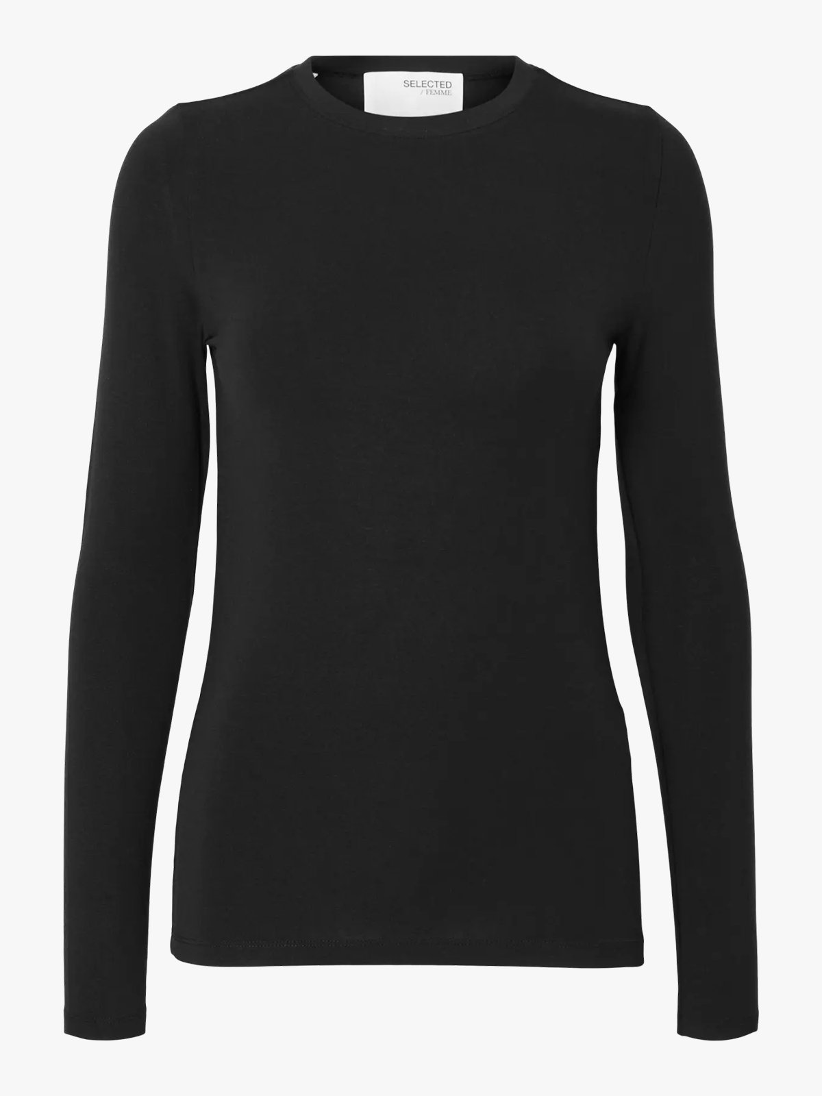 Selected Femme Manja Long Sleeve O-Neck Black