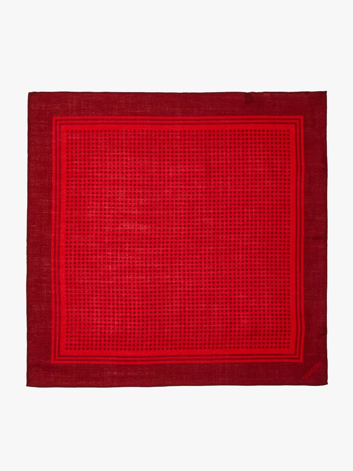 Selected Femme Abbi Wool Bandana Equestrian Red