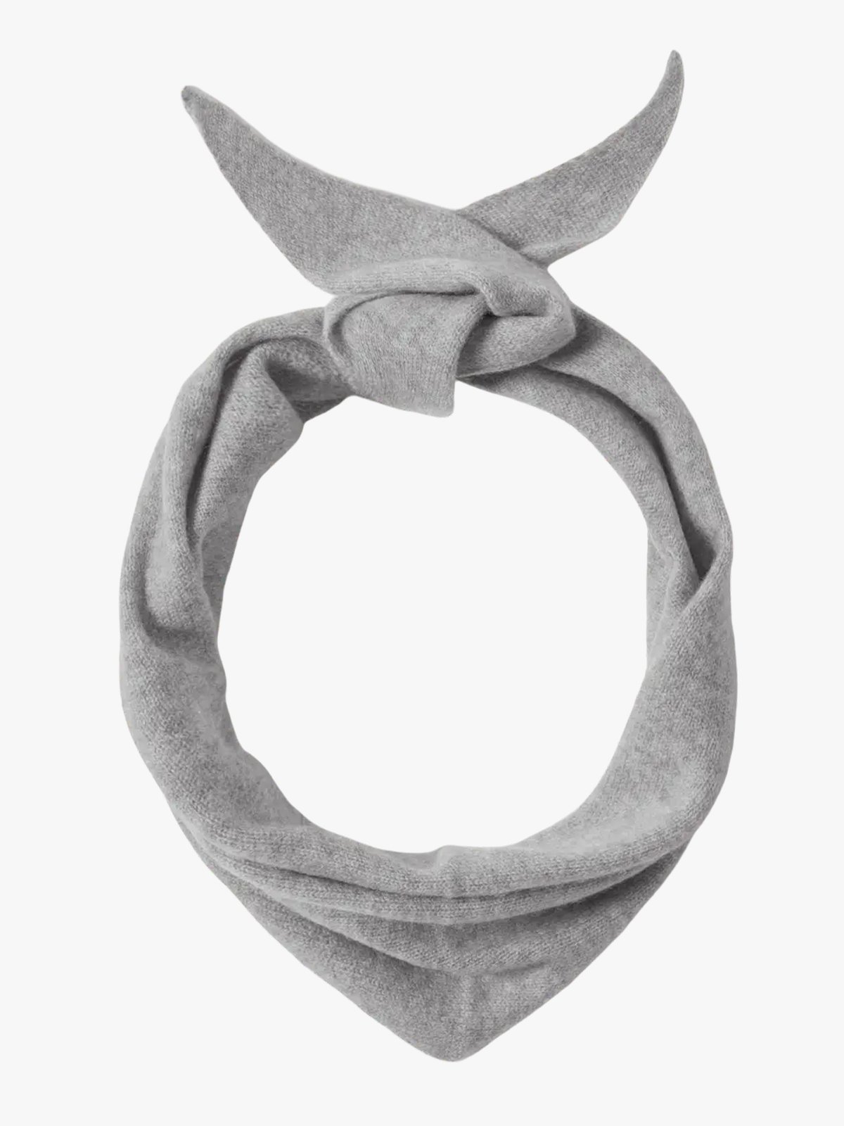 Selected Femme Maria Narrow Cashmere Scarf Light Grey Melange
