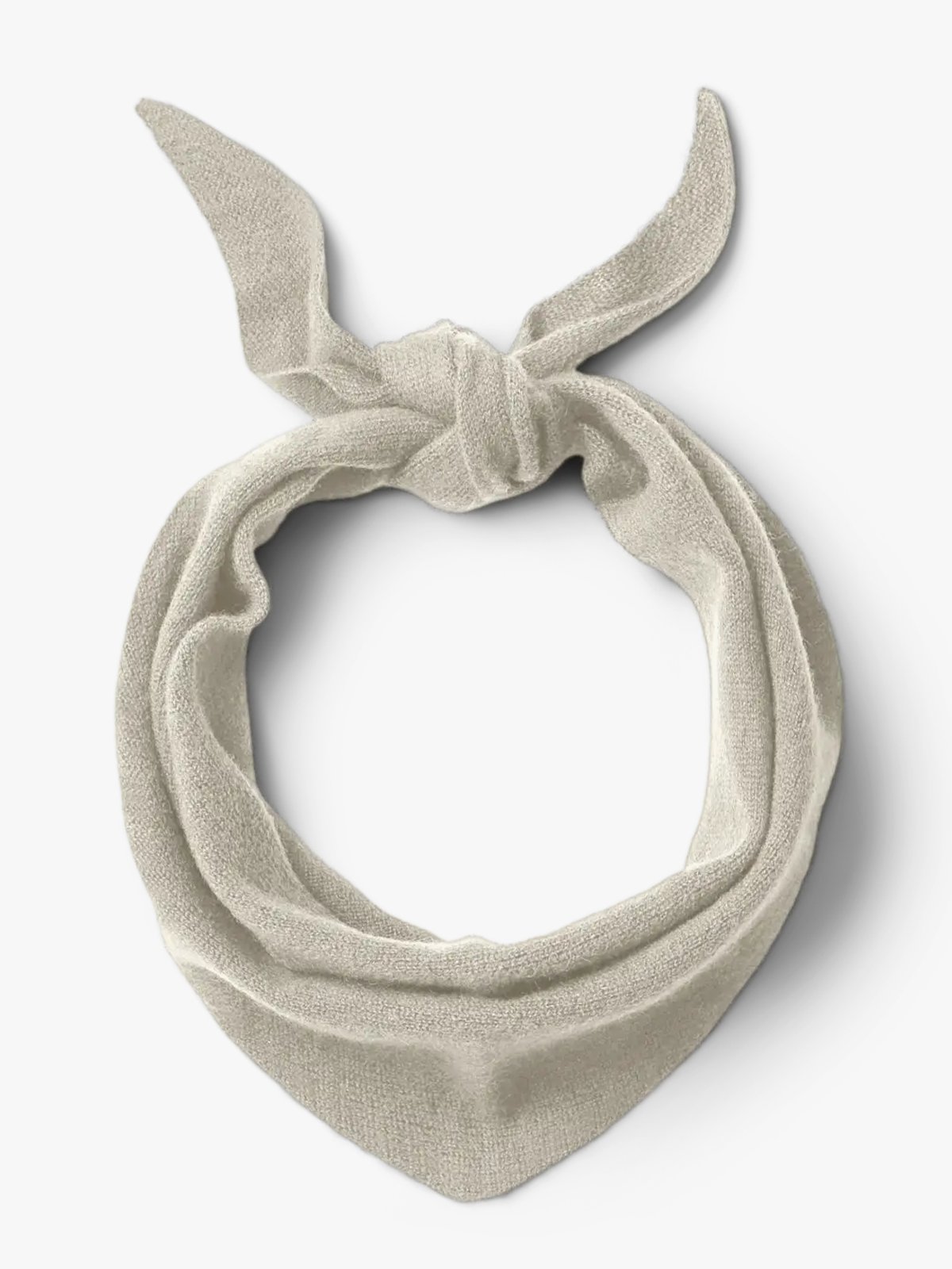 Selected Femme Maria Narrow Cashmere Scarf Oatmeal Melange
