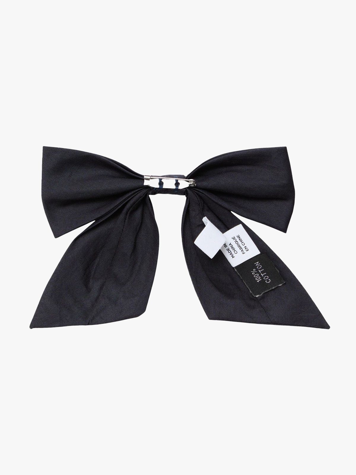 Selected Femme Line Bowclip Black