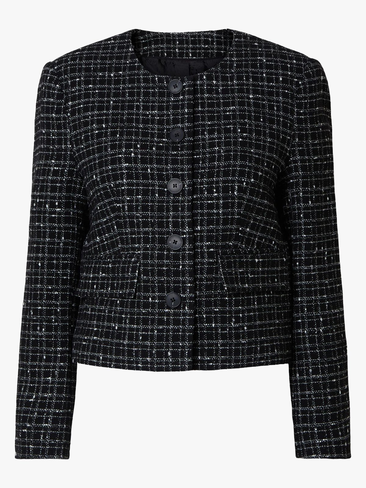 Selected Femme Wilma Long Sleeve Short Blazer Black