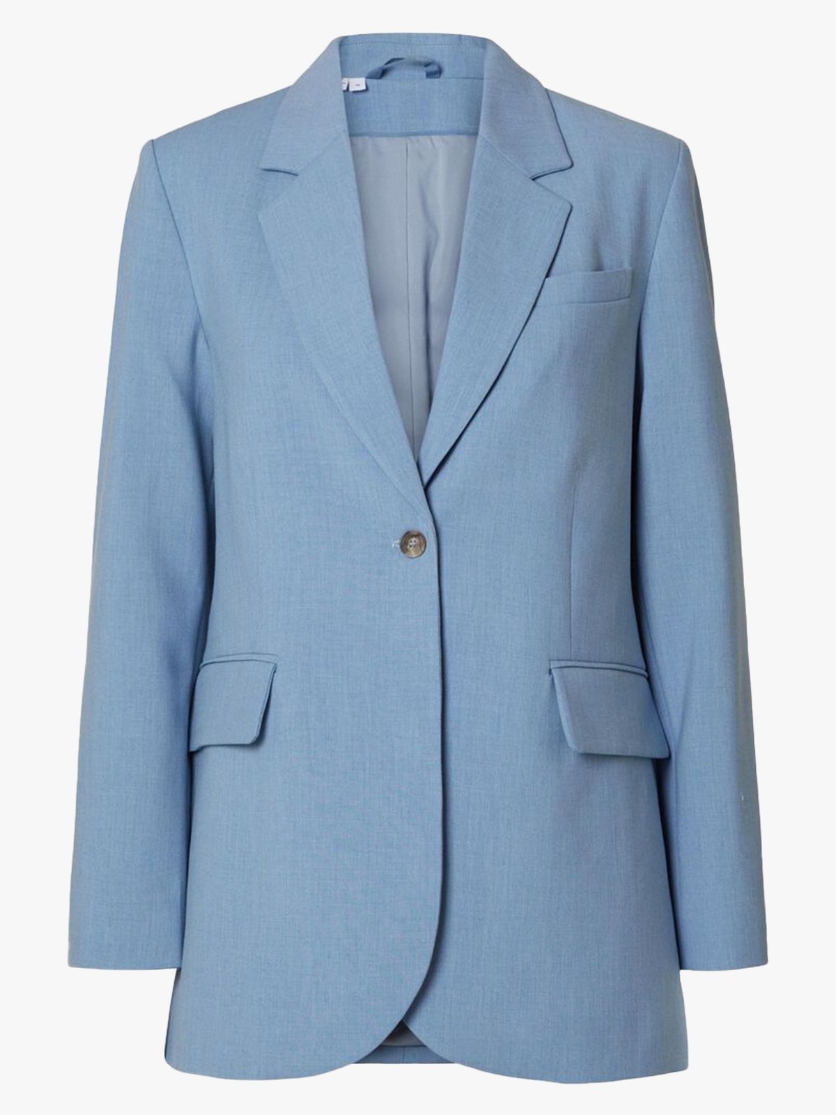 Selected Femme Rita-Freia Long Sleeve Long Blazer Endless Sky