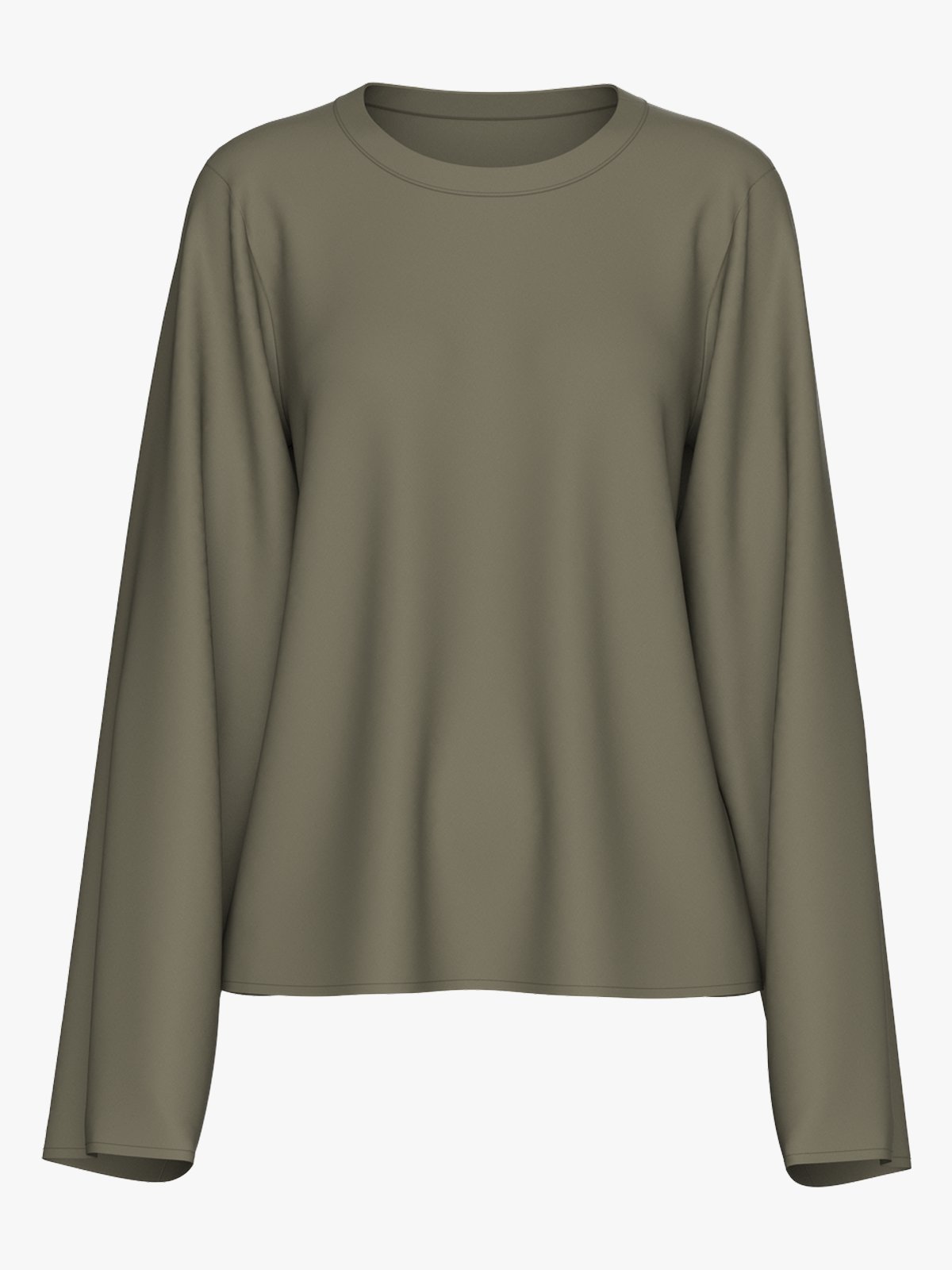 Selected Femme Tenny Long Sleeve Boxy Tee Kalamata