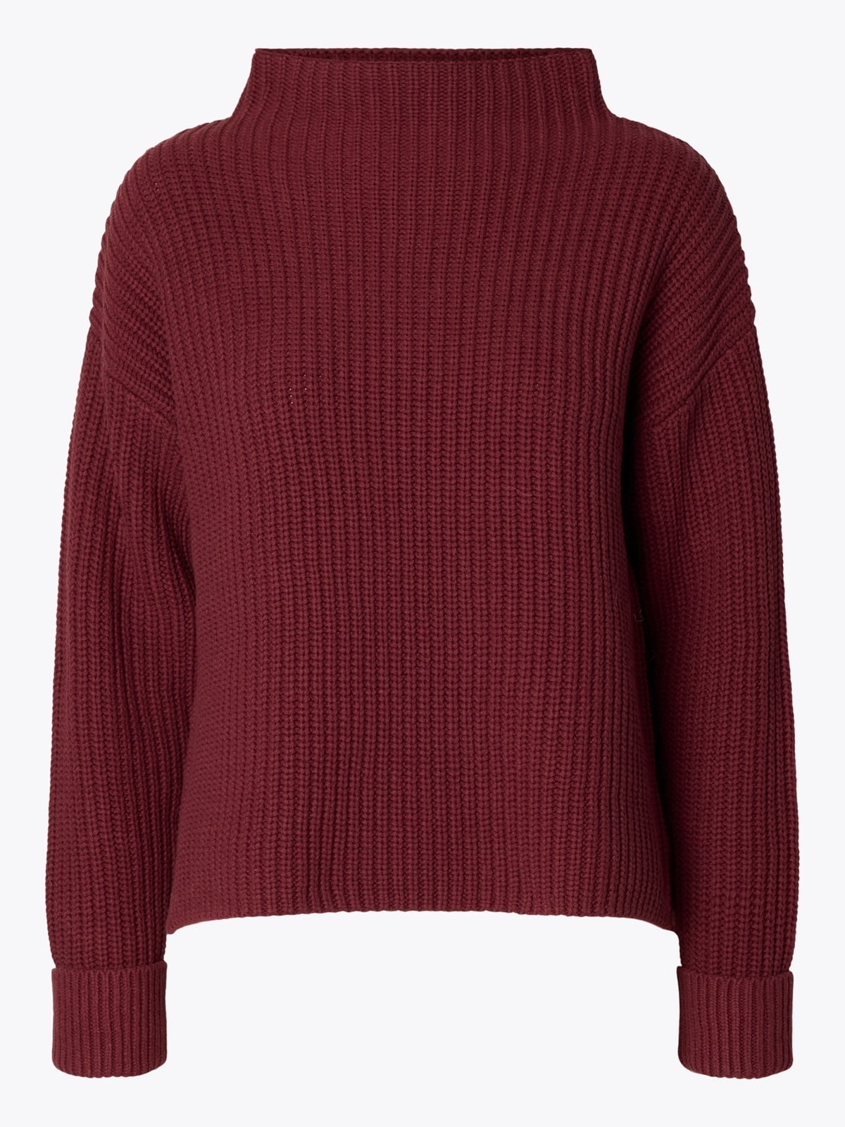 Selected Femme Selma Sus Long Sleeve Knit Pullover Tawny Port