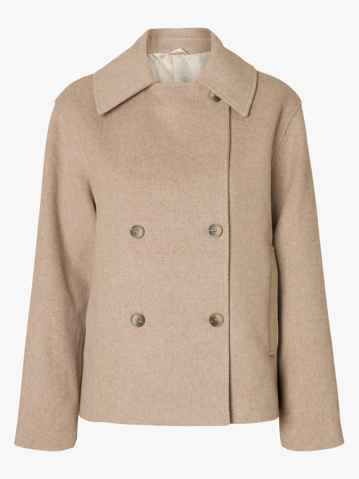 Selected Femme Alma Lano Jacket Sandshell Melange