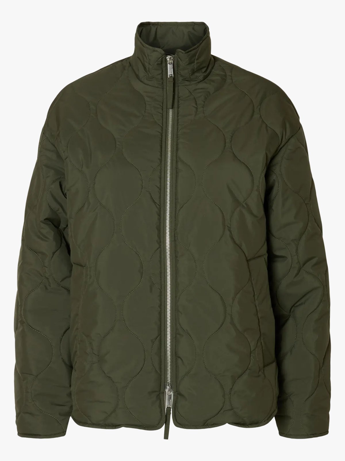 Selected Femme Cilla Quilted Jacket Deep Depths