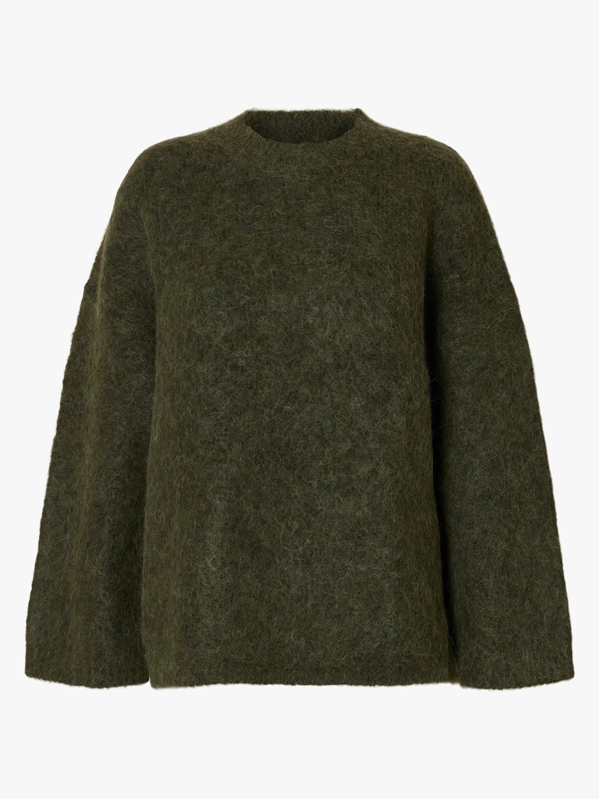 Selected Femme Gabriella Long Sleeve Knit New O-Neck Deep Depths