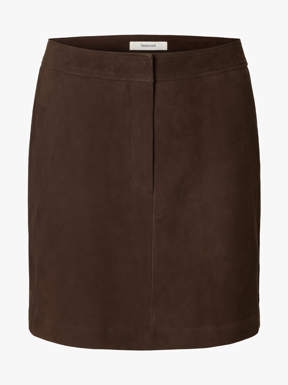 Selected Femme Kaya Mid Waist Suede Skirt Delicioso