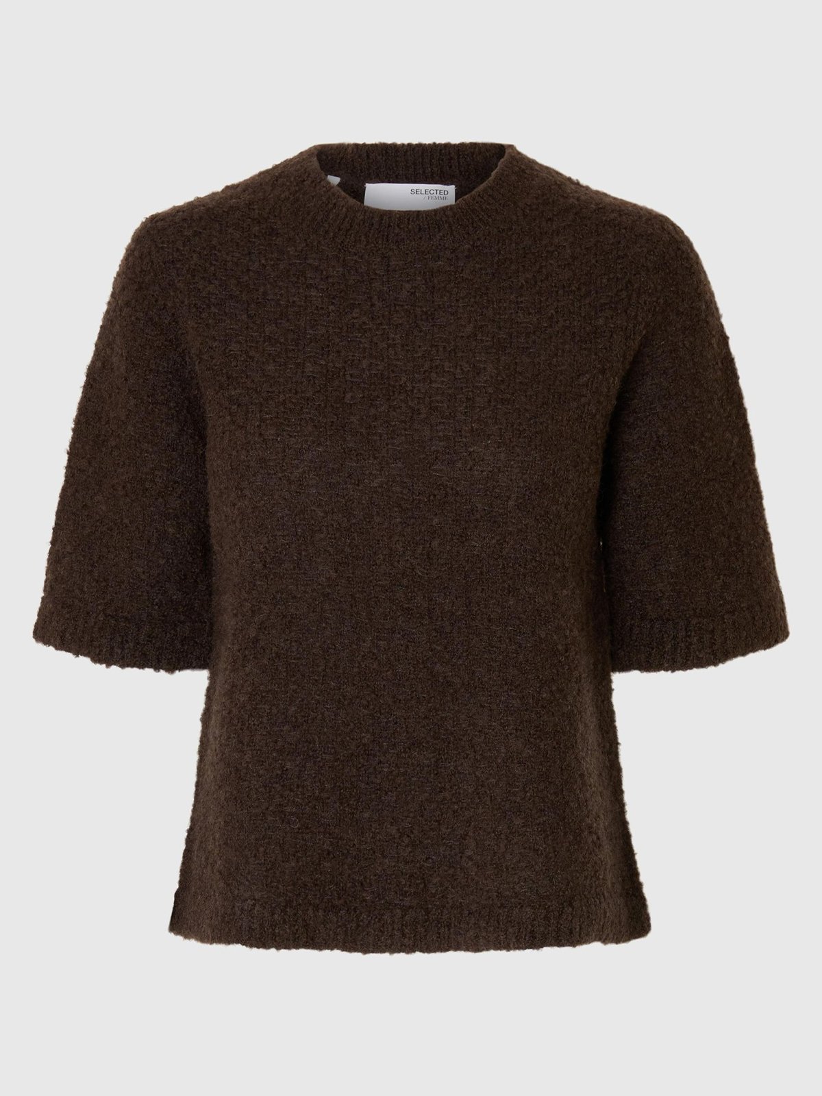 Selected Femme Lelou 2/4 Knit O-Neck Delicioso