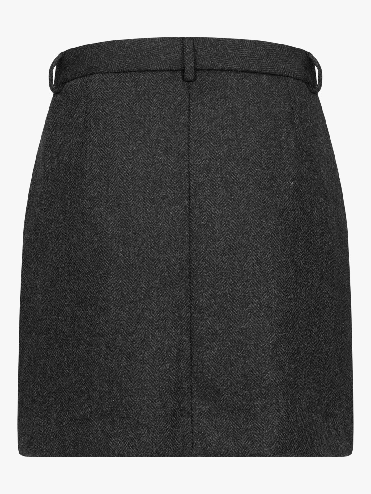 Selected Femme Kaya-Elin Lano Skirt Black Herringbone