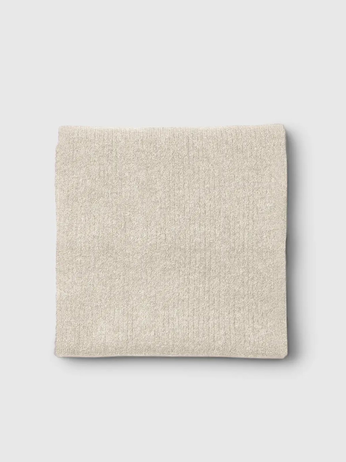 Selected Femme Lulu Lano Narrow Knit Scarf Birch MELANGE