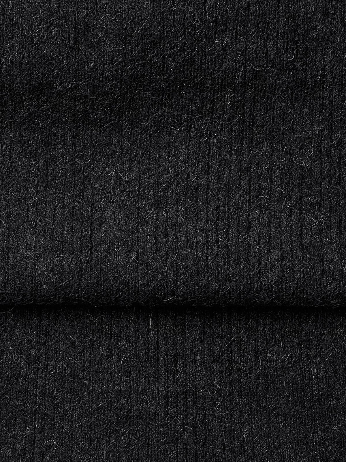 Selected Femme Lulu Lano Narrow Knit Scarf Black Melange