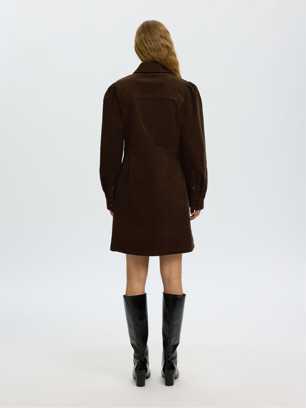 Selected Femme Runa Short Corduroy Dress Delicioso