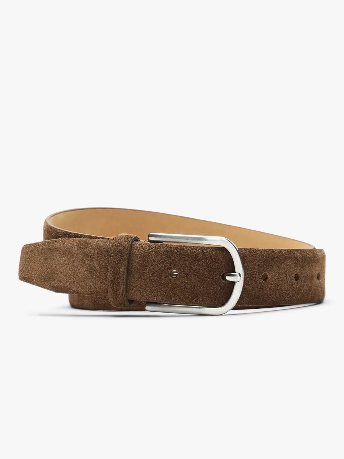 Selected Femme Fiona Suede Belt Tan