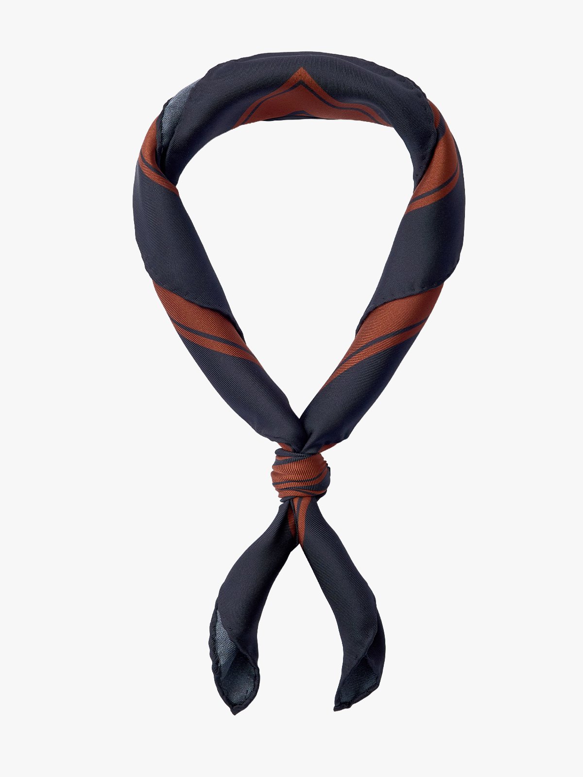 Selected Femme Sara Silk Scarf Cherry Mahogany