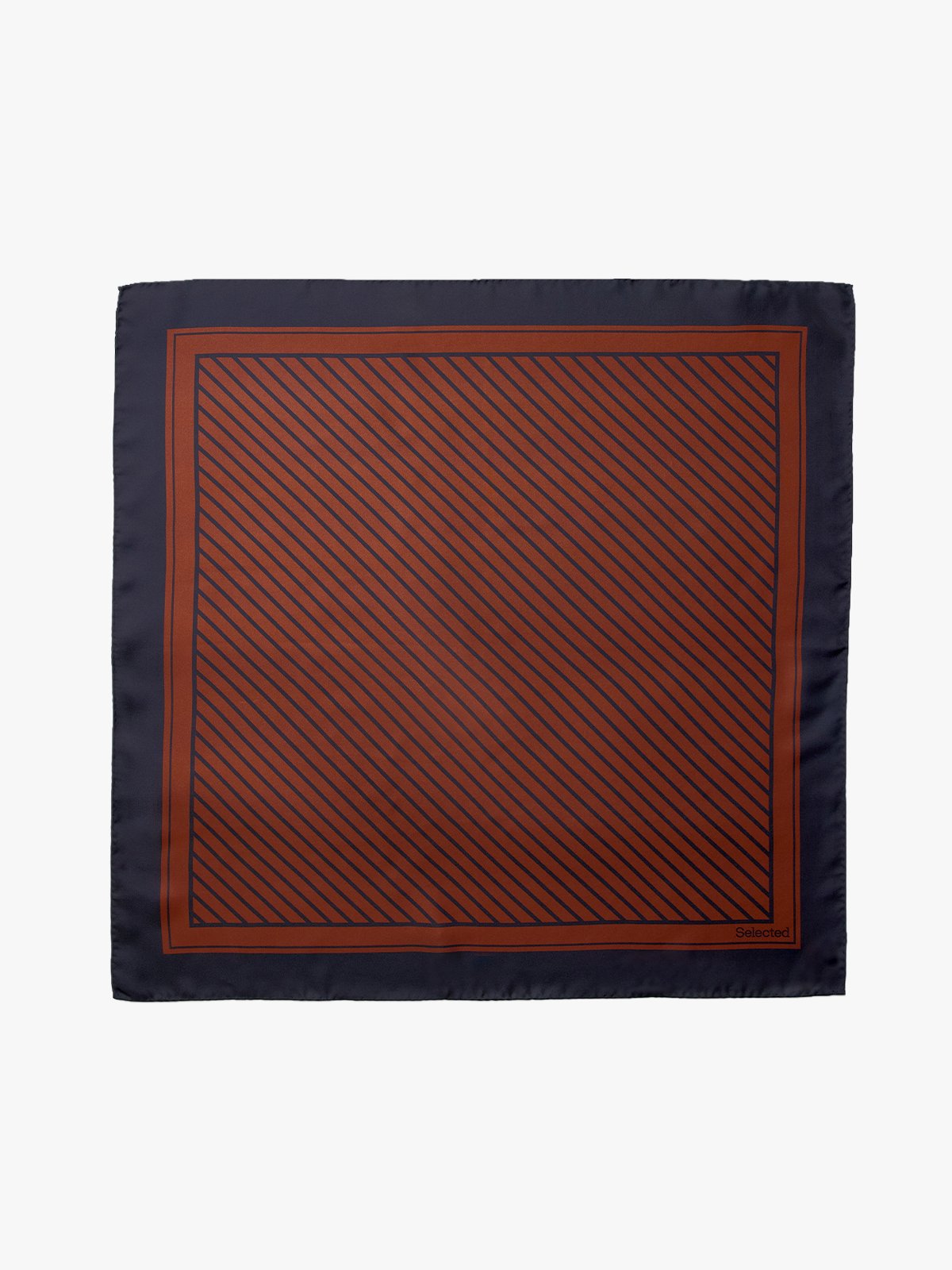 Selected Femme Sara Silk Scarf Cherry Mahogany