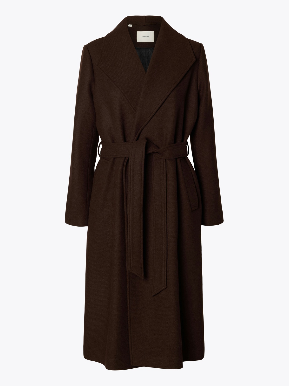 Selected Femme Zia-Rosa Wool Blend Coat Delicioso