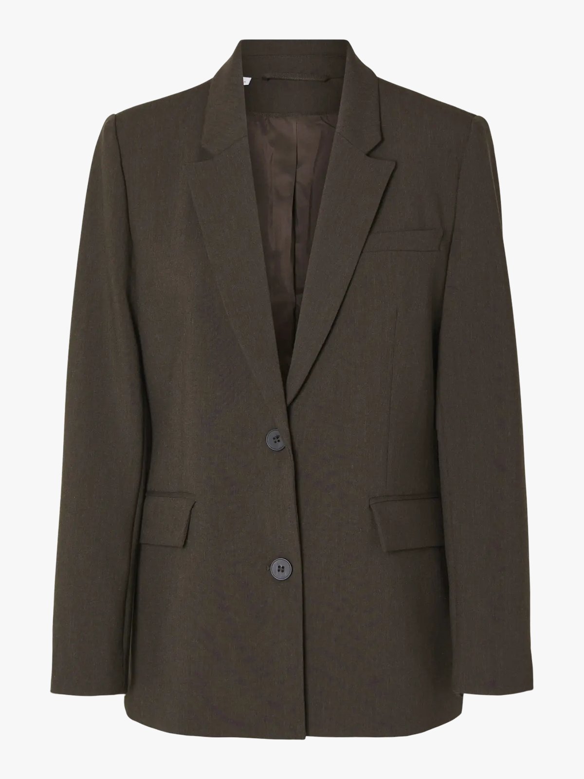 Selected Femme Rita Long Sleeve Classic Blazer Delicioso MELANGE