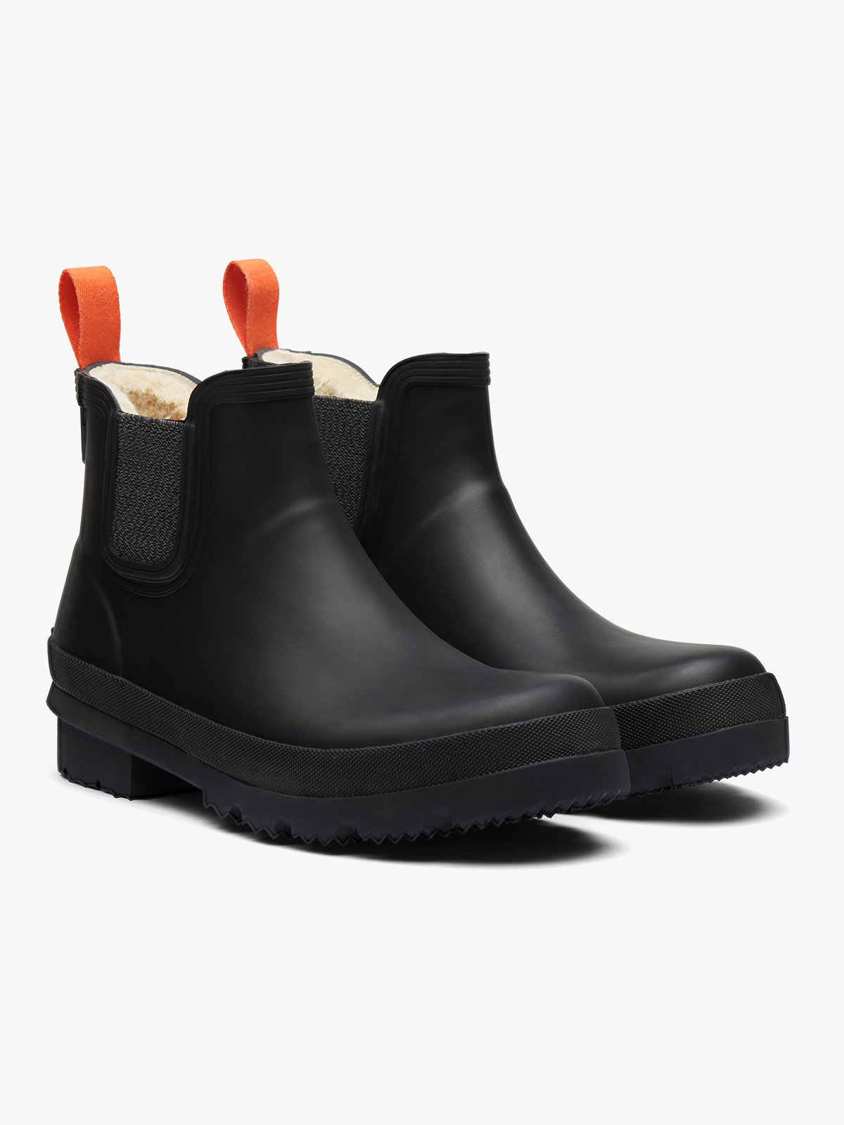 Swims Charlie Fur Rain Boot Black