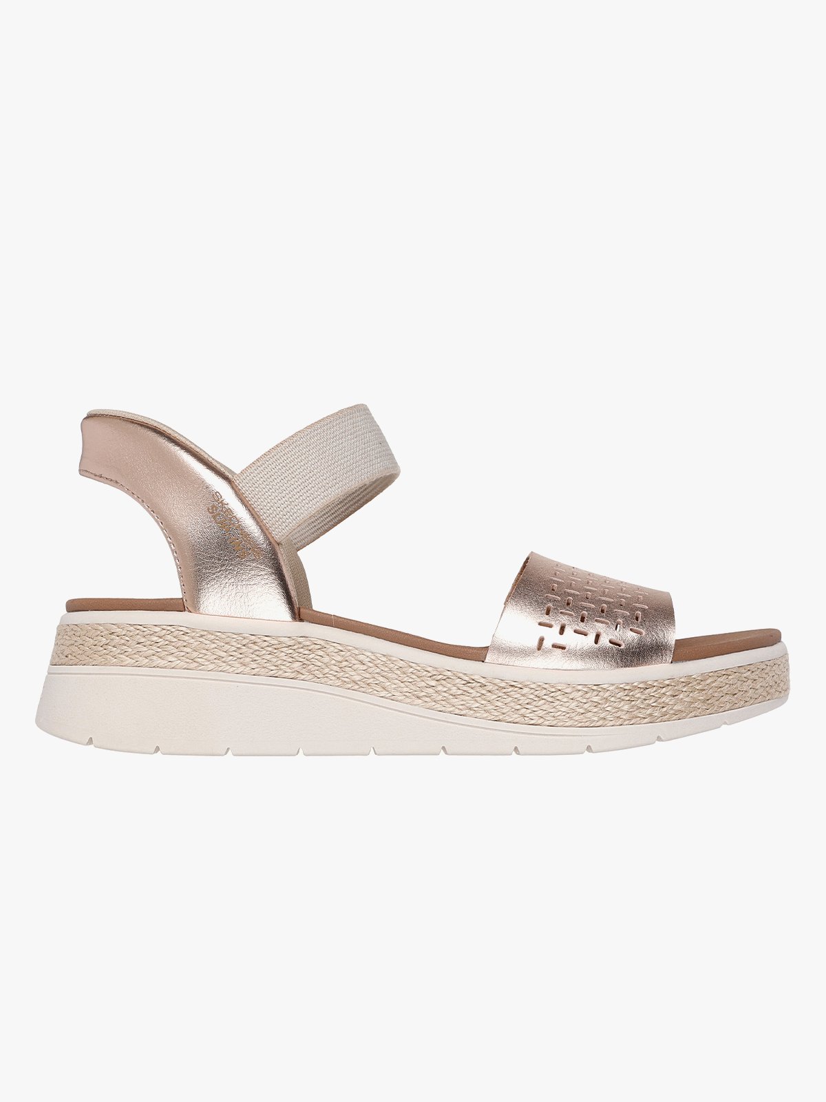 Skechers Bobs Sun Ray Step Aside Slip-Ins Rosegold