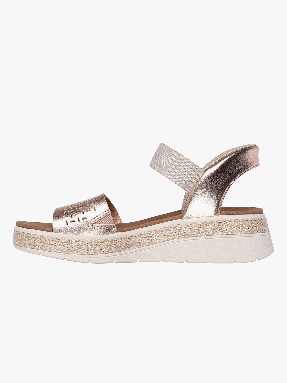 Skechers Bobs Sun Ray Step Aside Slip-Ins Rosegold