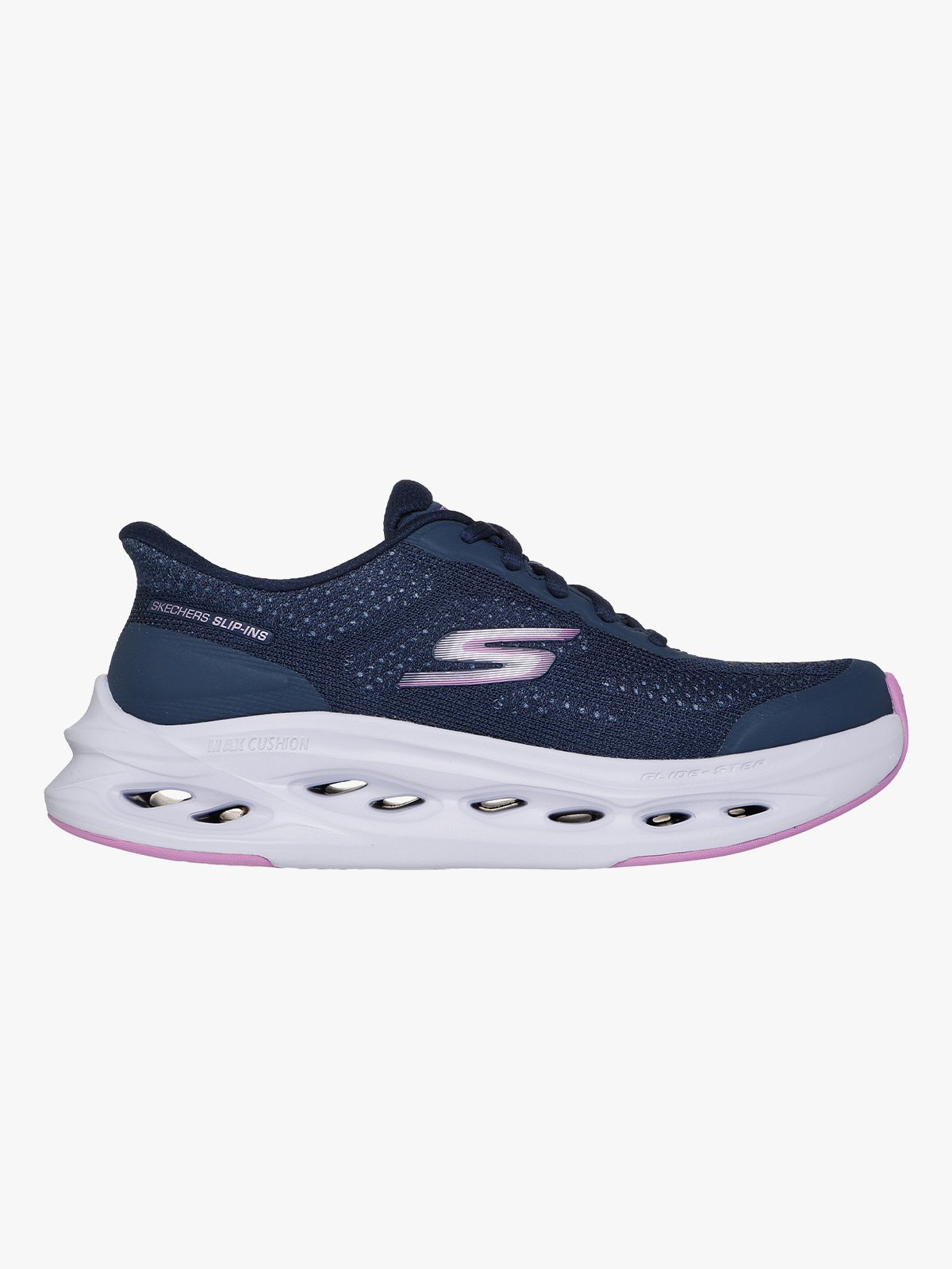 Skechers Slip-Ins: Max Cushioning Glide-Step Navy / Purple