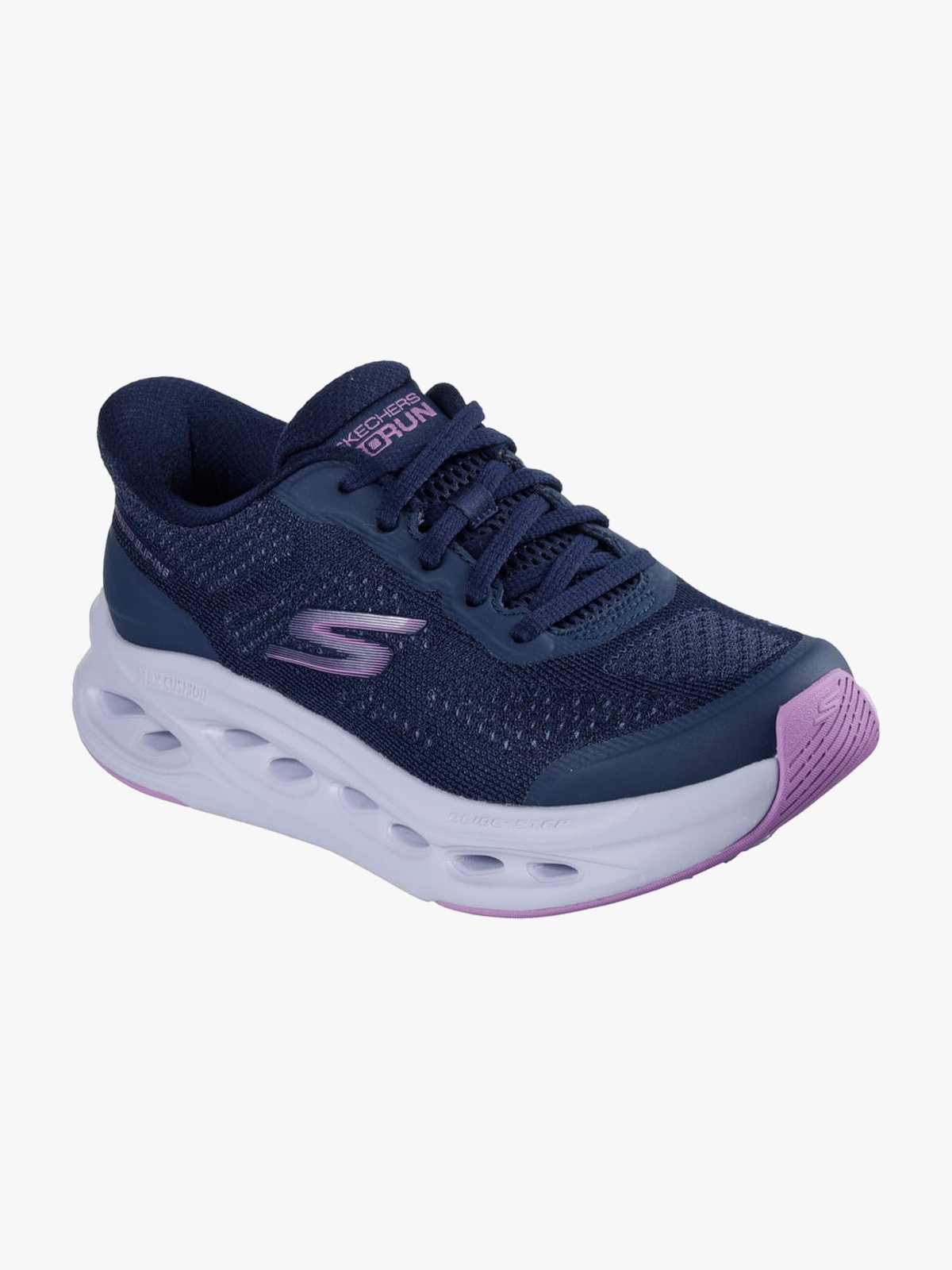 Skechers Slip-Ins: Max Cushioning Glide-Step Navy / Purple