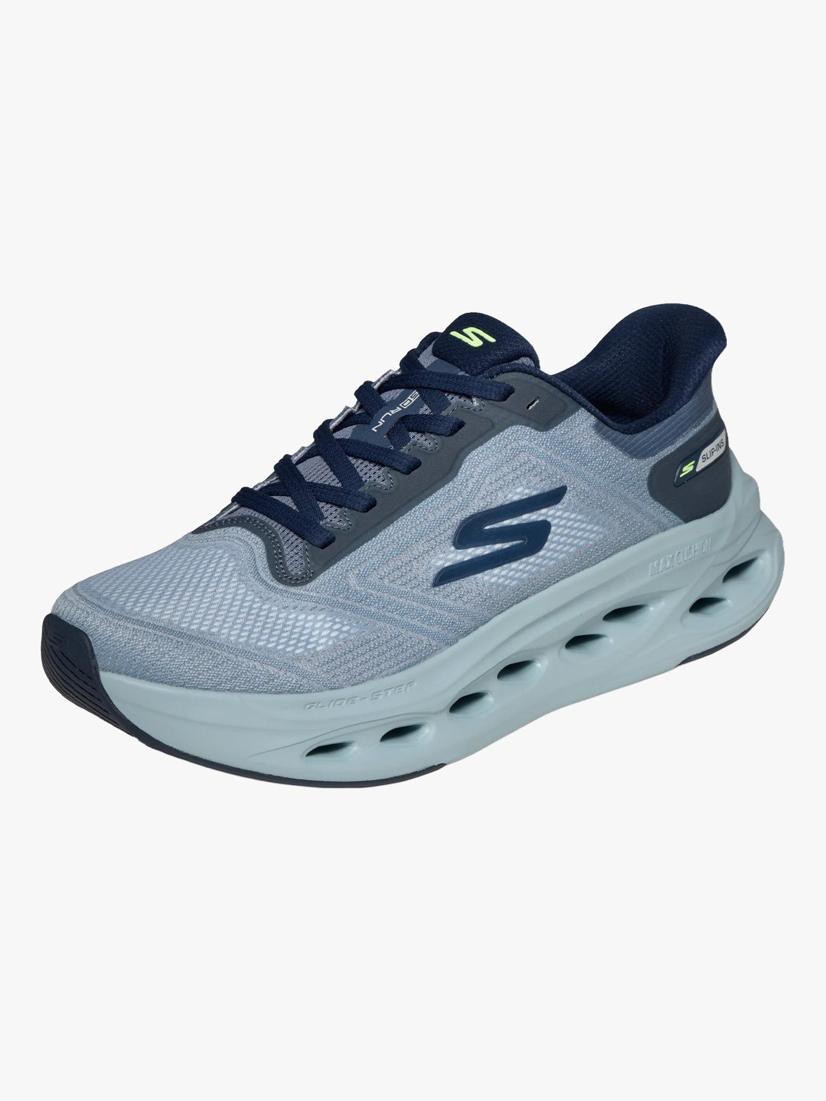 Skechers Slip-Ins: Max Cushioning Glide-Step Blå