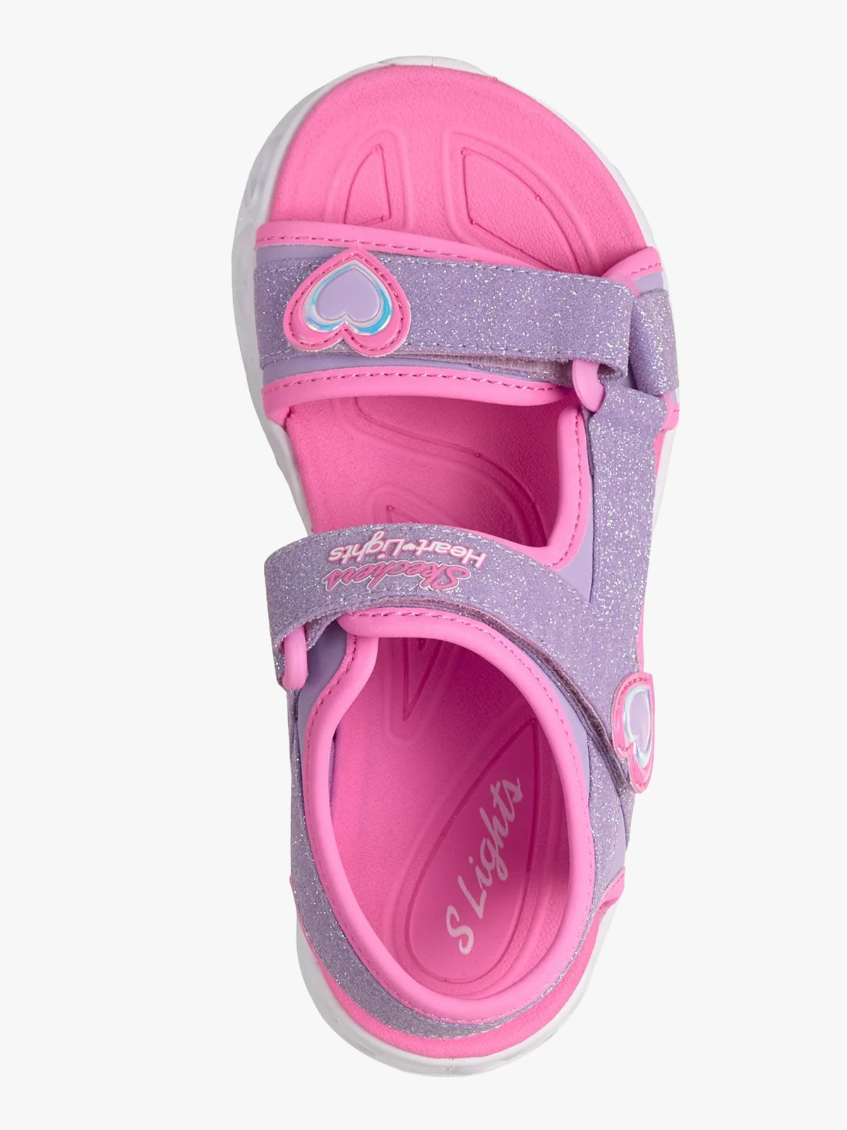 Skechers Heart Lights Sandals Lilla