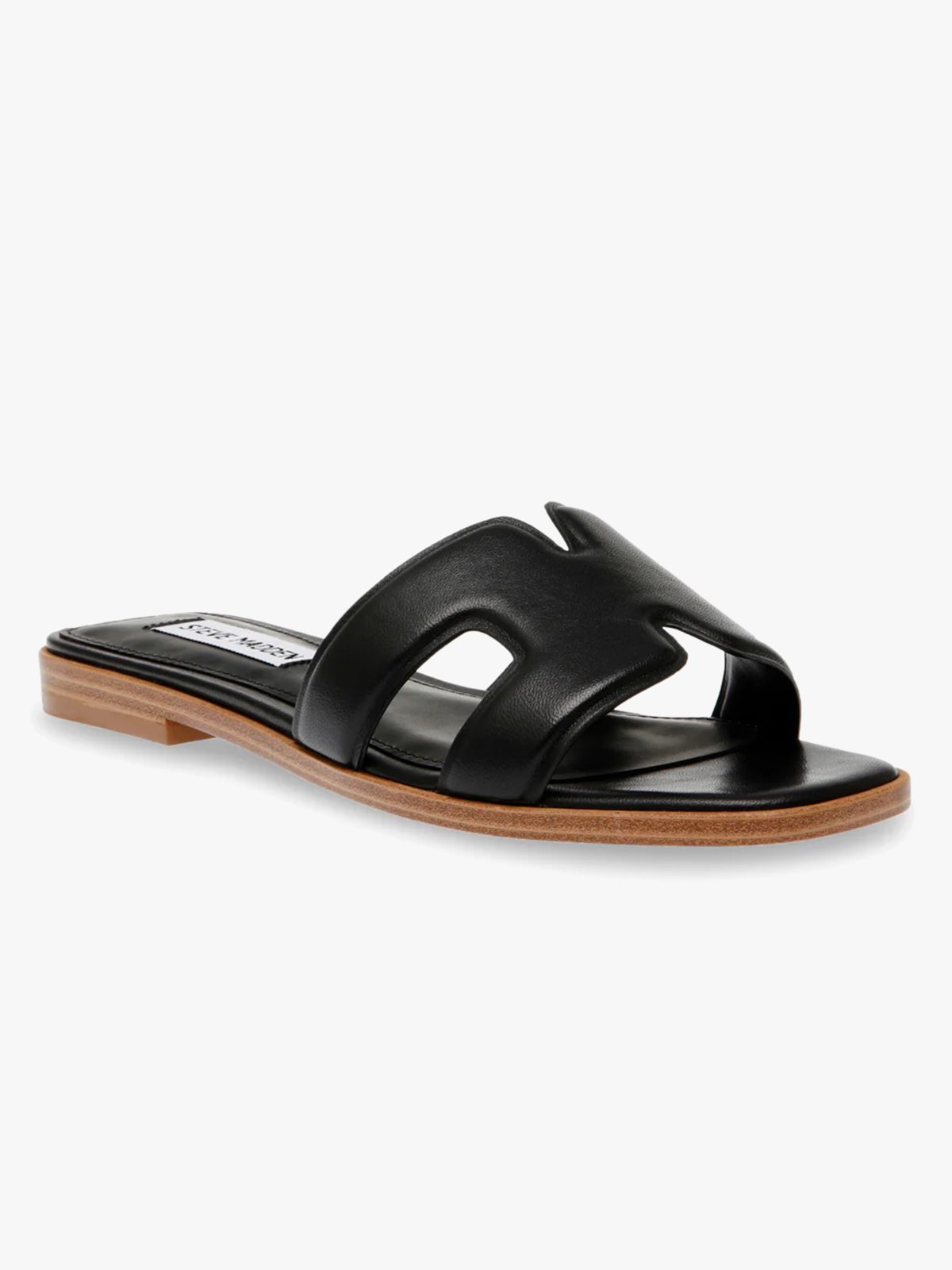 Steve Madden Heist Black Leather