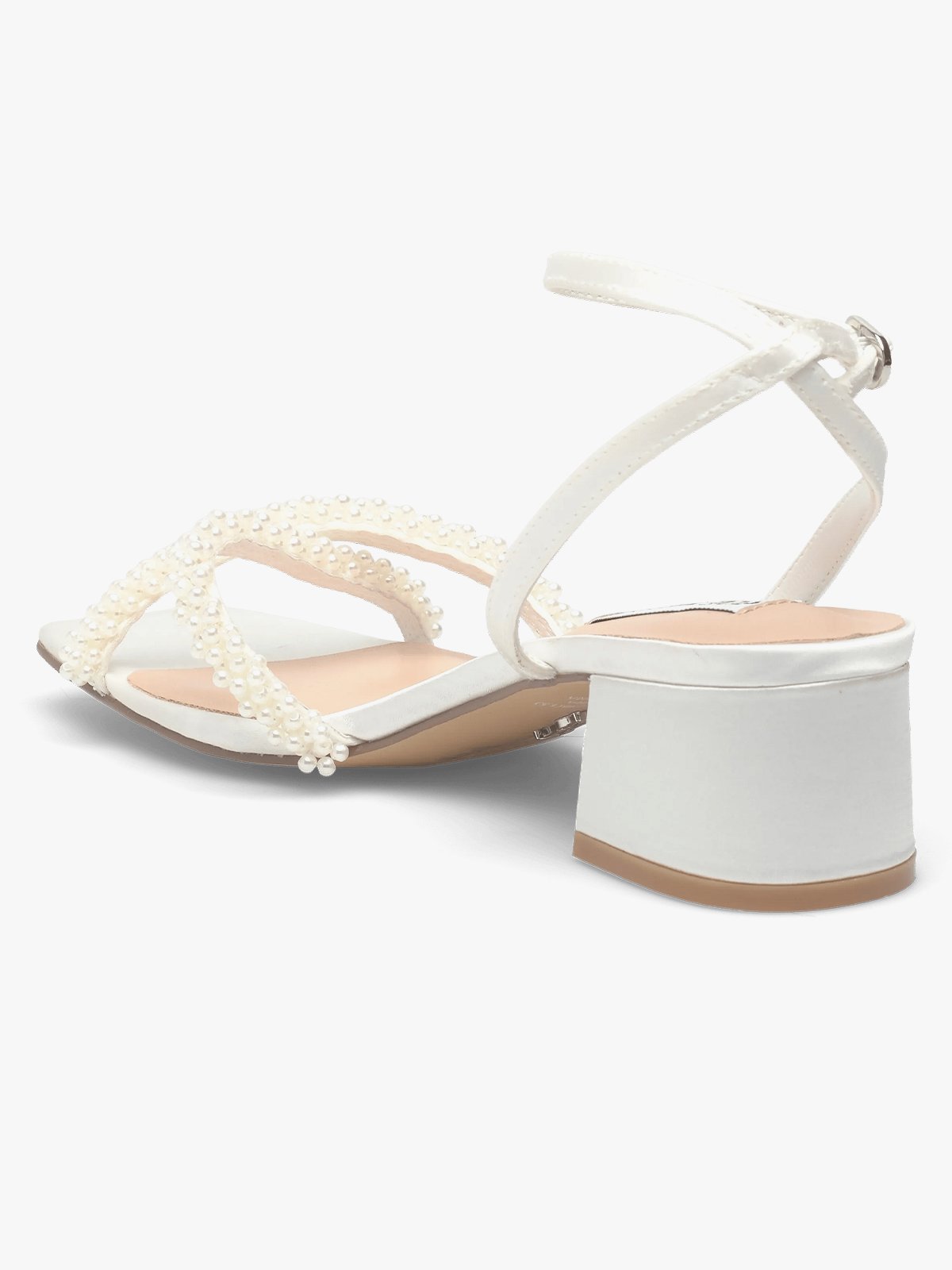 Steve Madden Gabby-P Ivory Satin